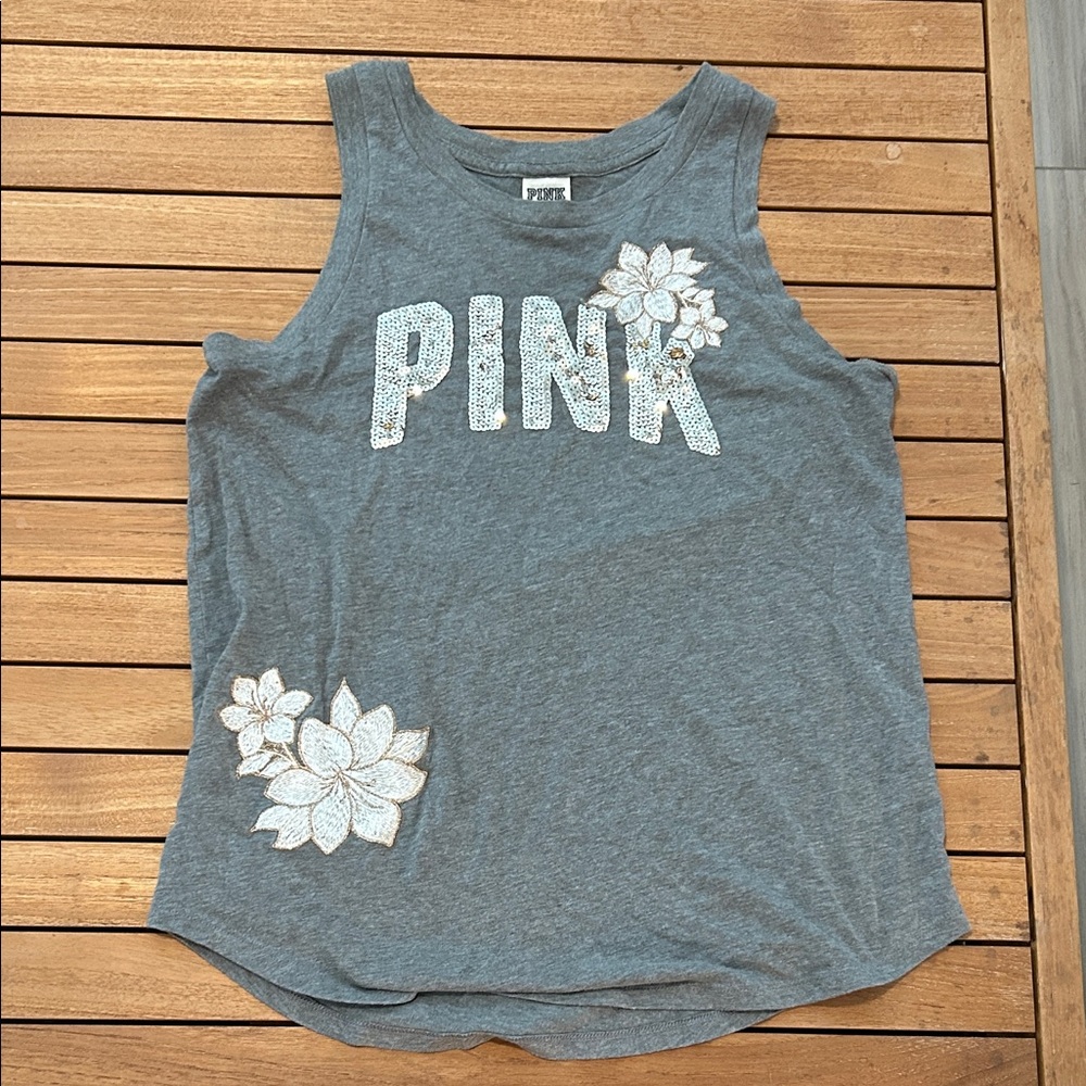 PINK Victoria's Secret Heather Gray Tee